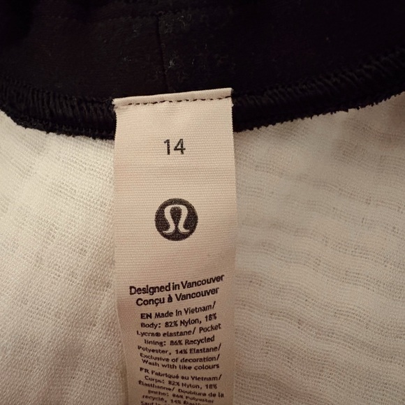 Lululemon Black Joggers - Picture 3 of 3